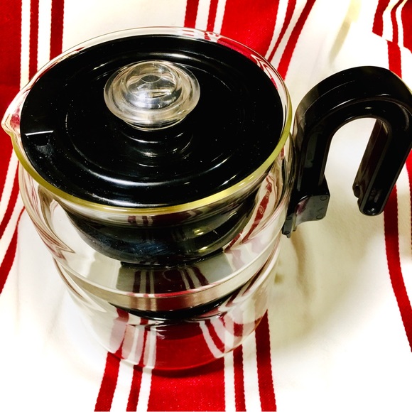 ONE-ALL MEDELCO 8-CUP STOVETOP GLASS PERCOLATOR EXCELLENT CONDITION German Glass - Picture 9 of 10